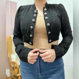 F21 Black Bolero in Size M